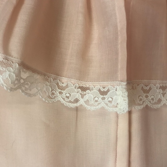 Vintage pink 70s prairie Jessica mcclintock dress - Picture 8 of 11